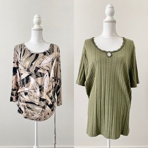 🍉 2 Women’s Tops Casual